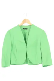 Vorschaubild 1 von Damen Blazer Gr. 40 L Elegant Klassisch Grün Baumwolle