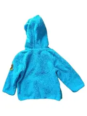Vorschaubild 2 von Fleecejacke Kapuze Ohren Kinder Gr. 86 Türkis