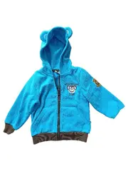 Vorschaubild 1 von Fleecejacke Kapuze Ohren Kinder Gr. 86 Türkis