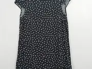 Vorschaubild 2 von Damen Freizeitkleid Gr. 36 Schwarz Casual Grafisches Muster