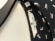 Vorschaubild 4 von Damen Freizeitkleid Gr. 36 Schwarz Casual Grafisches Muster