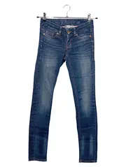 Vorschaubild 1 von Damen Skinny Fit Jeans W24/L32 Blau Casual Baumwolle