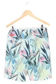 Vorschaubild 2 von Herren Badeshorts Gr. 46/S Türkis Floral Muster Casual