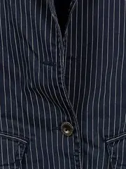 Vorschaubild 5 von Damen Blazer gestreift Blau Gr. 36 Business Sakko