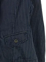 Vorschaubild 4 von Damen Blazer gestreift Blau Gr. 36 Business Sakko