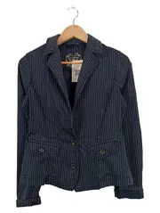 Vorschaubild 1 von Damen Blazer gestreift Blau Gr. 36 Business Sakko