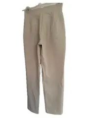 Vorschaubild 3 von Damen Stoffhose Beige High Waist Elegant Gr. S 36 W28