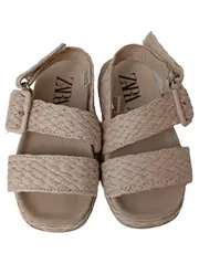 Vorschaubild 2 von Kinder Sandalen Gr. 23 Beige Bohemian geflochten Sommerschuhe