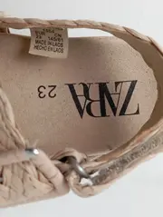Vorschaubild 3 von Kinder Sandalen Gr. 23 Beige Bohemian geflochten Sommerschuhe
