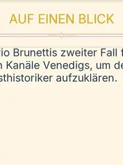 Vorschaubild 2 von Venedig Donna Leon Krimi Commissario Brunetti 2. Fall Diogenes