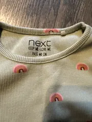 Vorschaubild 4 von Langarmshirt Mädchen Gr. 86 Regenbogen Grün Rippstrick