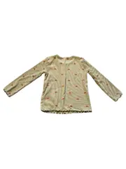 Vorschaubild 2 von Langarmshirt Mädchen Gr. 86 Regenbogen Grün Rippstrick