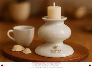 WEIMAR PORZELLAN Kerzenhalter