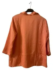 Vorschaubild 2 von BENETTON Damen Bluse Orange Gr. 42 3/4-Arm Casual Grafisch