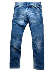 Vorschaubild 2 von Herren Destroyed Jeans W34 L34 Blau Used Look Denim Hose