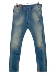 Vorschaubild 1 von Herren Destroyed Jeans W34 L34 Blau Used Look Denim Hose