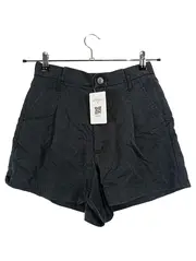 Vorschaubild 1 von Damen Shorts Schwarz Gr. 36 Casual Bundfalten Reißverschluss