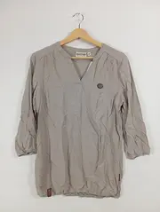 Vorschaubild 2 von Damen T-Shirt Gr. 38;M Beige Viskose 3/4-Arm Casual