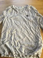 Vorschaubild 5 von Damen T-Shirt Gr. 38;M Beige Viskose 3/4-Arm Casual