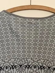 Vorschaubild 4 von Damen Strickjacke Gr. 38 Blau Casual Baumwolle mit Muster