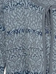 Vorschaubild 2 von Damen Strickjacke Gr. 38 Blau Casual Baumwolle mit Muster