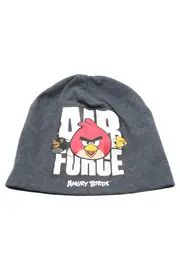 Vorschaubild 1 von Mütze Kinder Beanie Grau Baumwolle Logo-Print Casual