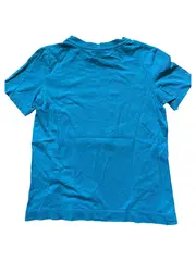 Vorschaubild 2 von Kinder Jungen T-Shirt Blau Gr. 104/110 mit Slogan Kurzarm