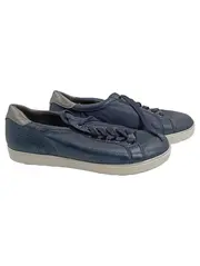 Vorschaubild 1 von Damen Schnürschuhe Sneaker Gr. 39 Blau Casual Leder Optik