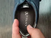 Vorschaubild 4 von Damen Schnürschuhe Sneaker Gr. 39 Blau Casual Leder Optik