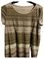 Vorschaubild 1 von EDC Damen T-Shirt Gr. 40/L Mehrfarbig Gestreift Casual