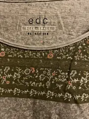 Vorschaubild 2 von EDC Damen T-Shirt Gr. 40/L Mehrfarbig Gestreift Casual