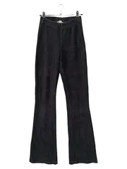 Vorschaubild 1 von Damen Cordhose Schlaghose Gr. 36 Retro Schwarz