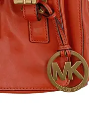 Vorschaubild 3 von Damen Henkeltasche Leder Orange Elegant Business Tasche