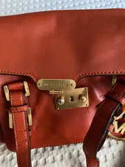 Vorschaubild 4 von Damen Henkeltasche Leder Orange Elegant Business Tasche