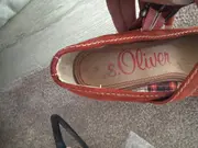 Vorschaubild 5 von Mary Jane Wedges Damen Gr. 38 Rot Wildleder Klettverschluss Keilabsatz