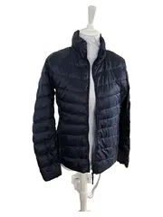 Vorschaubild 2 von Damen Steppjacke Gr. 40/L Blau Casual Polyester