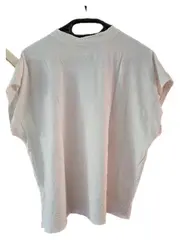 Vorschaubild 2 von T-Shirt Damen Gr. 36/S Casual Beige Baumwolle Schriftzug