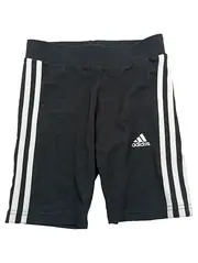 Vorschaubild 1 von Sport Shorts Radlerhose Kinder Mädchen Gr. 140 Schwarz 3-Streifen
