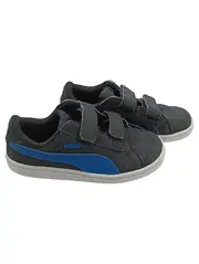 Vorschaubild 1 von Kinder Sneaker Klettverschluss Grau Blau Gr. 27 Sportlich