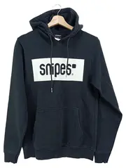 Vorschaubild 1 von Herren Kapuzenpullover Hoodie Gr. XS Schwarz Logo Print Baumwolle