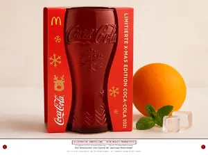 COCA-COLA Trinkglas
