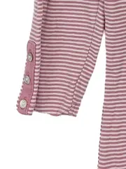Vorschaubild 5 von EDC Damen Langarmshirt gestreift Gr. 36/S Pink Baumwolle Casual