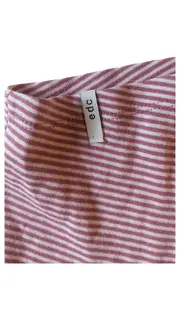 Vorschaubild 7 von EDC Damen Langarmshirt gestreift Gr. 36/S Pink Baumwolle Casual
