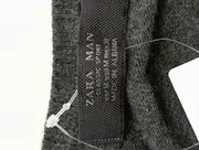 Vorschaubild 3 von Herren Pullover Gr. 48/M Grau Viskose Angora Klassisch Langarm