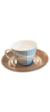 Vorschaubild 1 von Thomas Tasse & Untertasse Porzellan Modern Geometrisch Gestreift Mehrfarbig