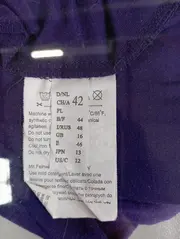 Vorschaubild 4 von Damen Pullover Gr. 42/XL Lila Klassisch Elegant Langarm