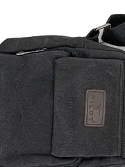 Vorschaubild 4 von Umhängetasche Schwarz Herren Schultertasche Stoff Casual