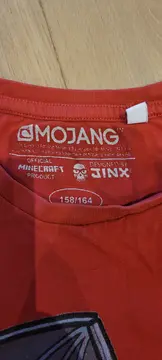 Vorschaubild 3 von Mojang Minecraft Langarmshirt Jungen Gr. 158/164 Rot Casual