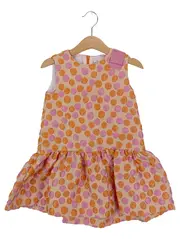 Vorschaubild 1 von Mädchen Strickkleid Punkte Mehrfarbig Gr. 98 Festlich Sommer