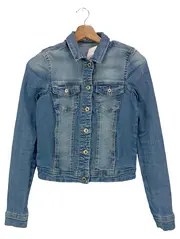 Vorschaubild 1 von Damen Jeansjacke Gr. 34/XS Blau Casual Streetwear Vintage